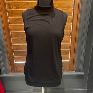 Athleta black turtle neck tank